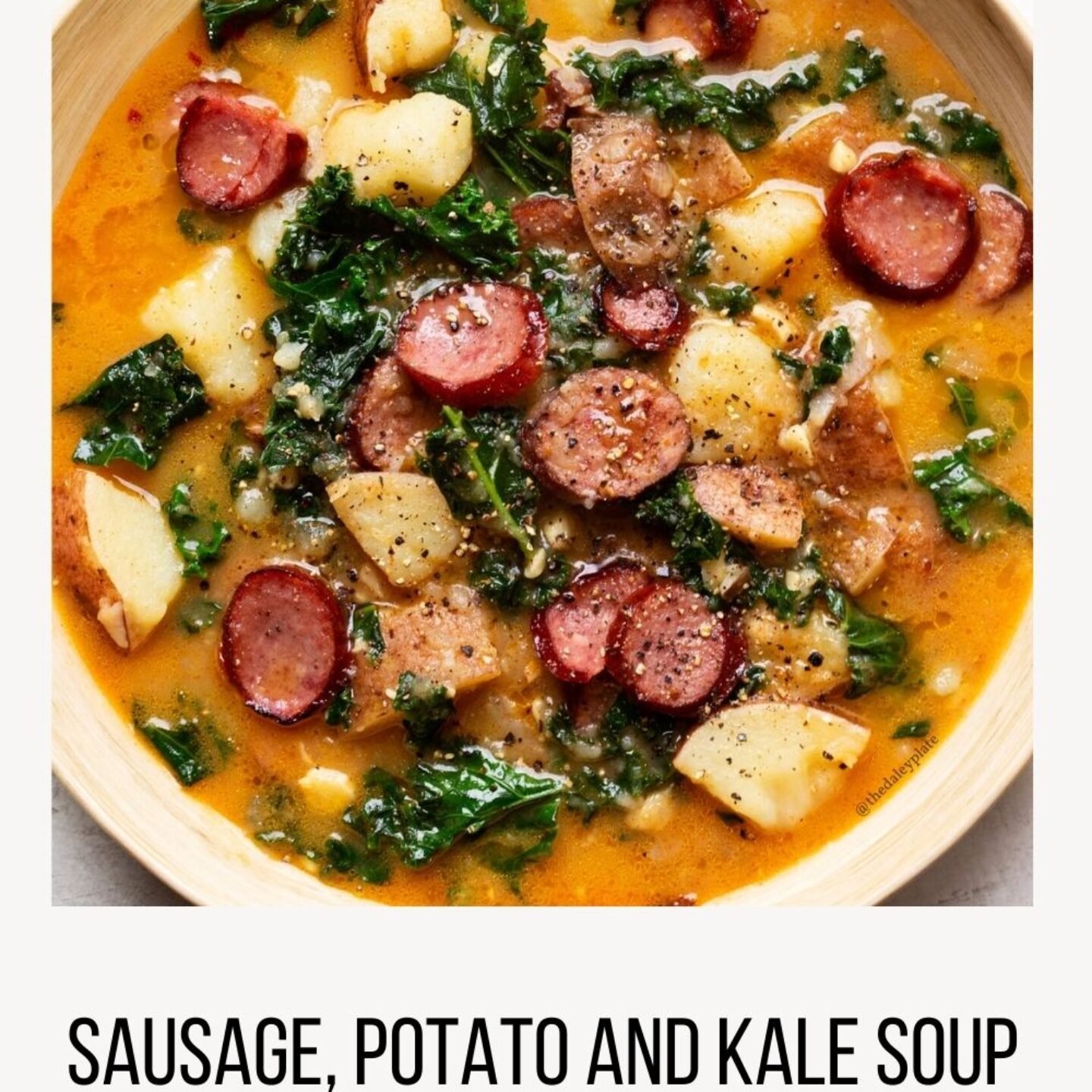 Sausage, Potato and Kale Soup Recipe