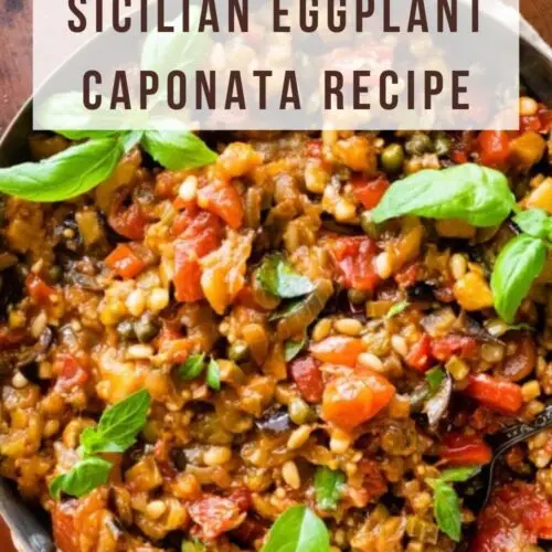 Sicilian Eggplant Caponata Recipe