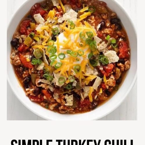 Simple Turkey Chili