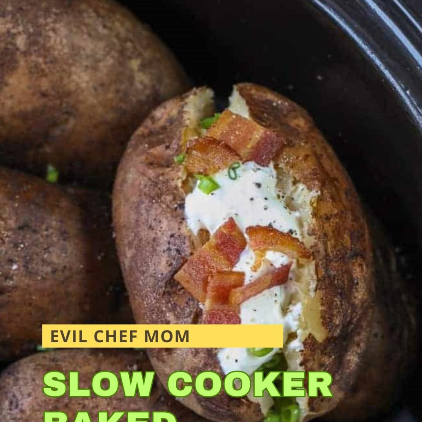 Slow Cooker Baked Potatoes