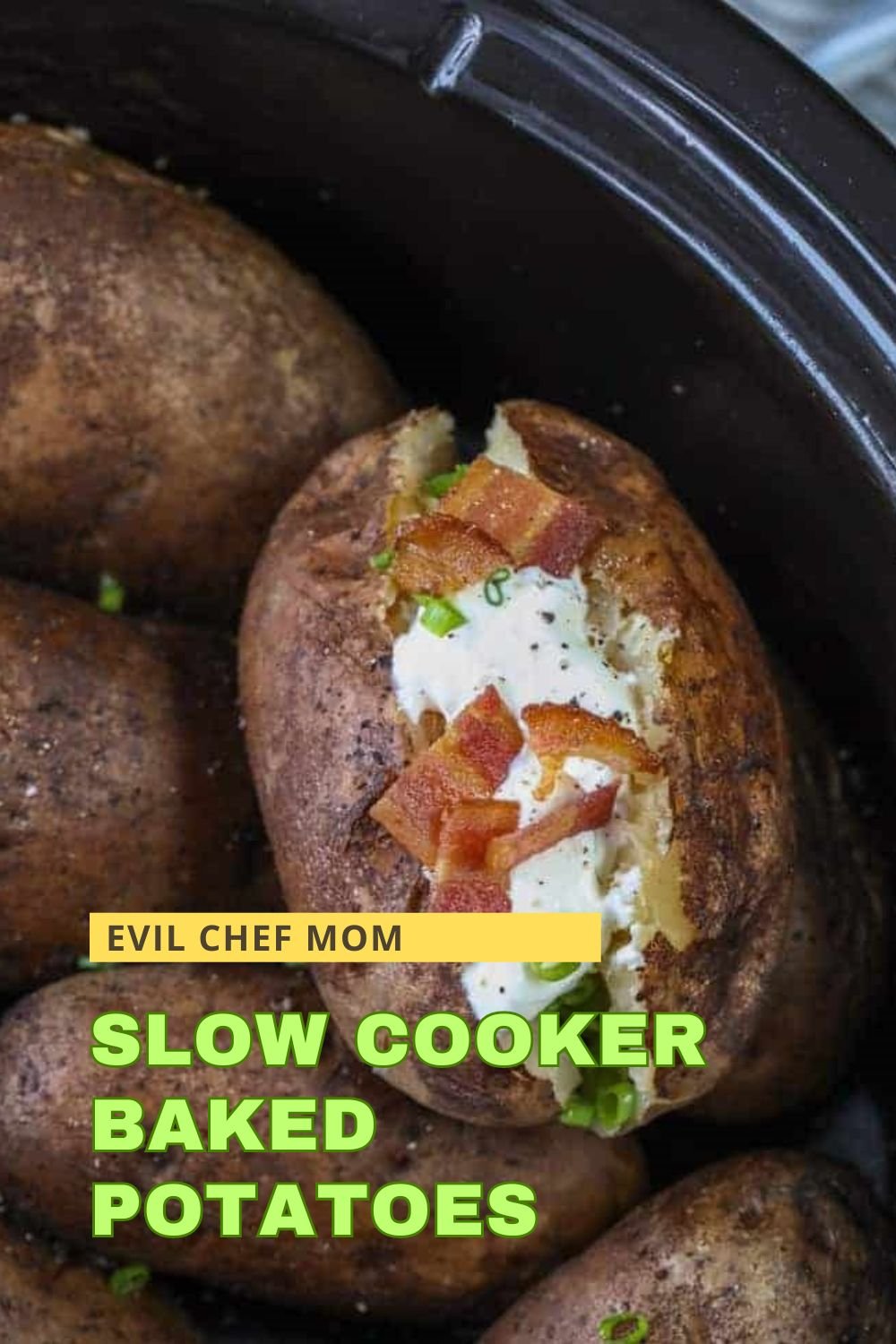 Slow Cooker Baked Potatoes