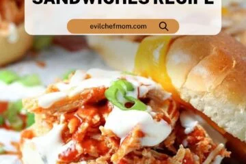Slow Cooker Buffalo Chicken Sandwiches Recipe
