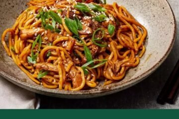 Slow Cooker Honey Garlic Chicken Noodles Recipe