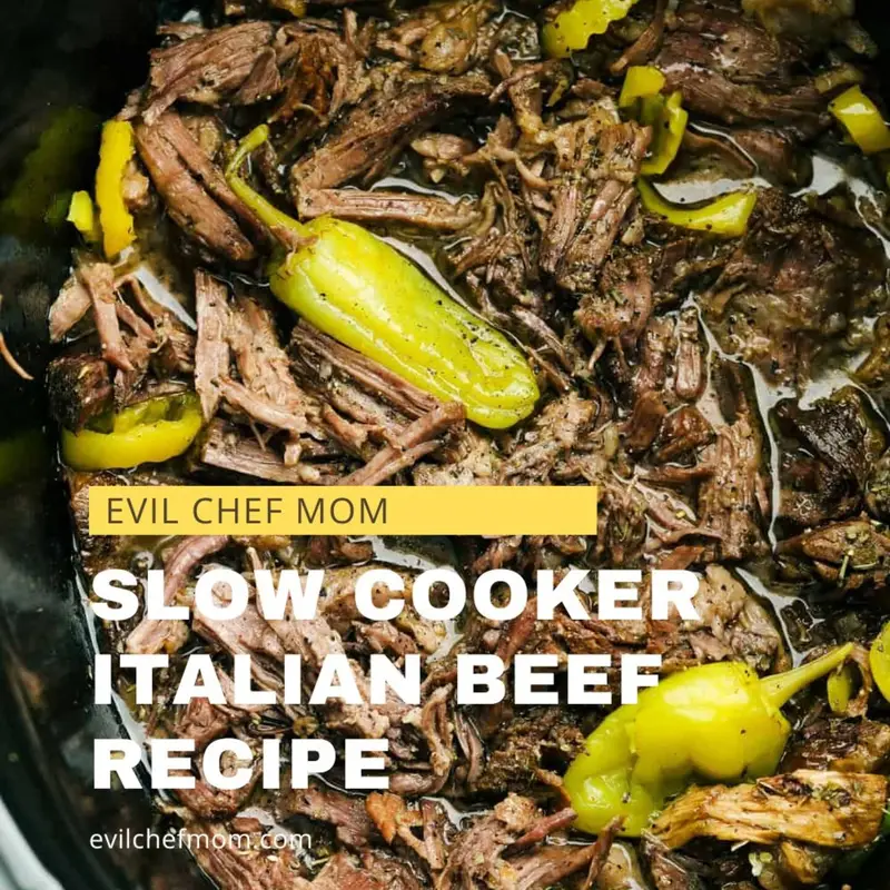 Slow Cooker Italian Beef Recipe
