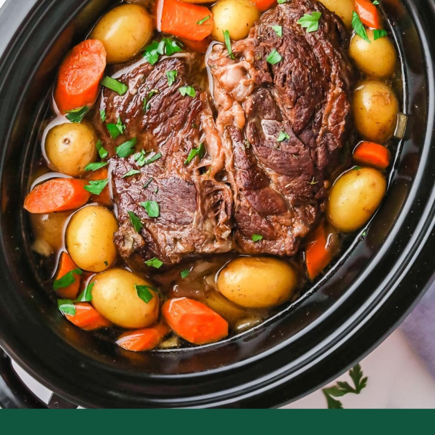 Slow Cooker Pot Roast Recipe