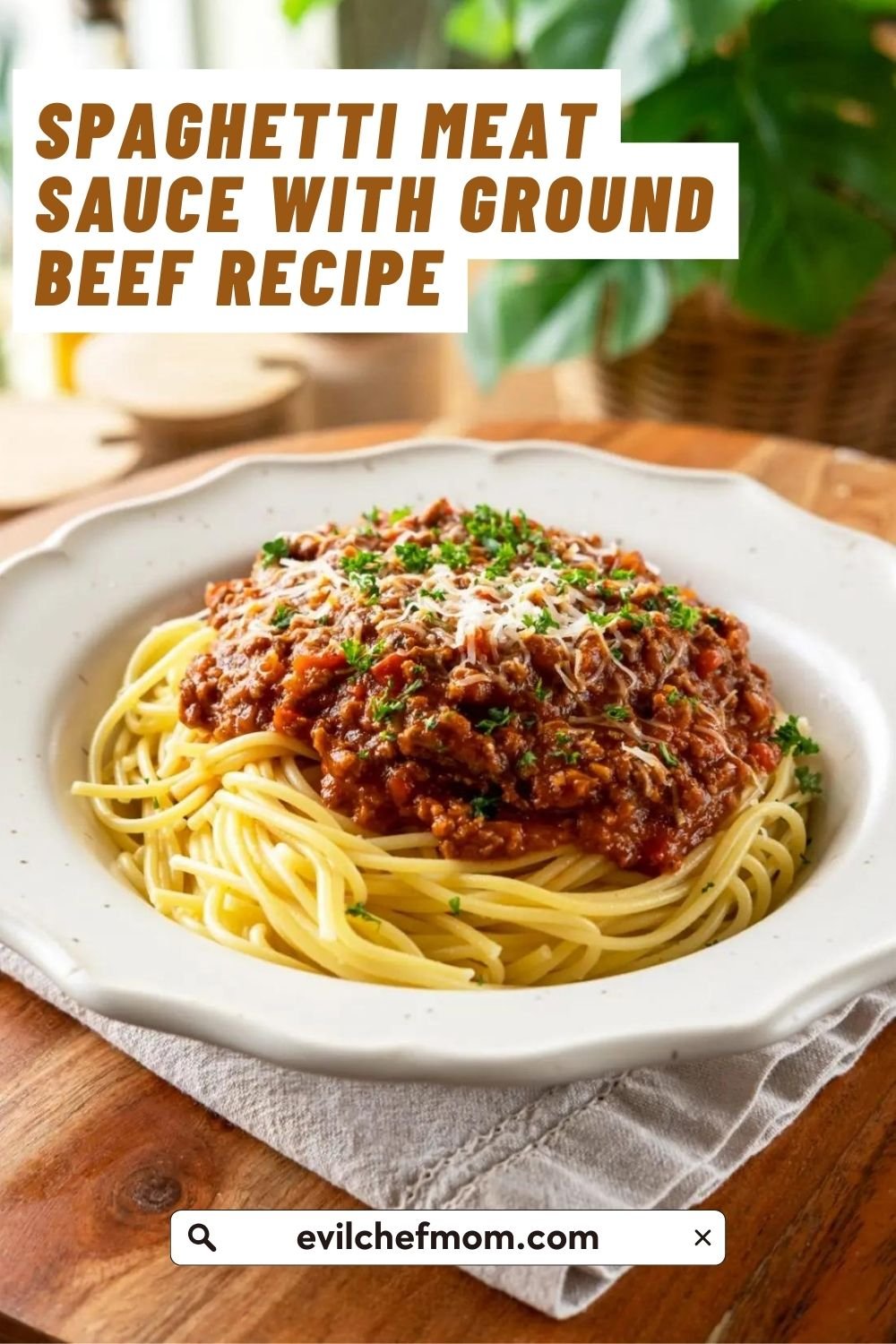 Spaghetti Meat Sauce with Ground Beef Recipe