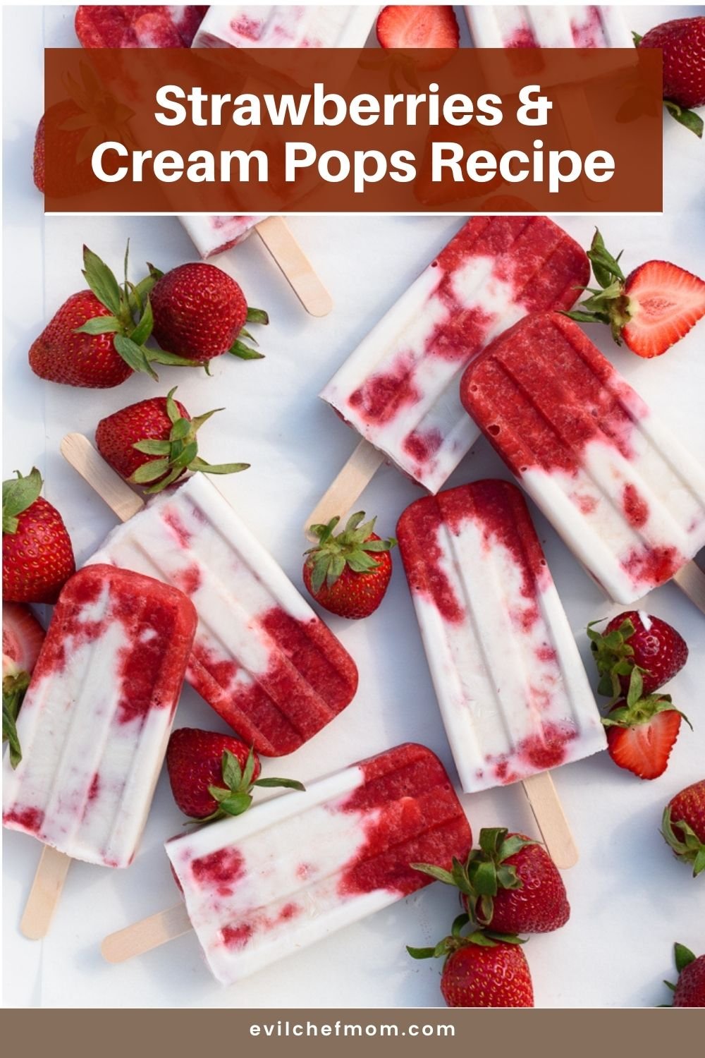 Strawberries & Cream Pops Recipe
