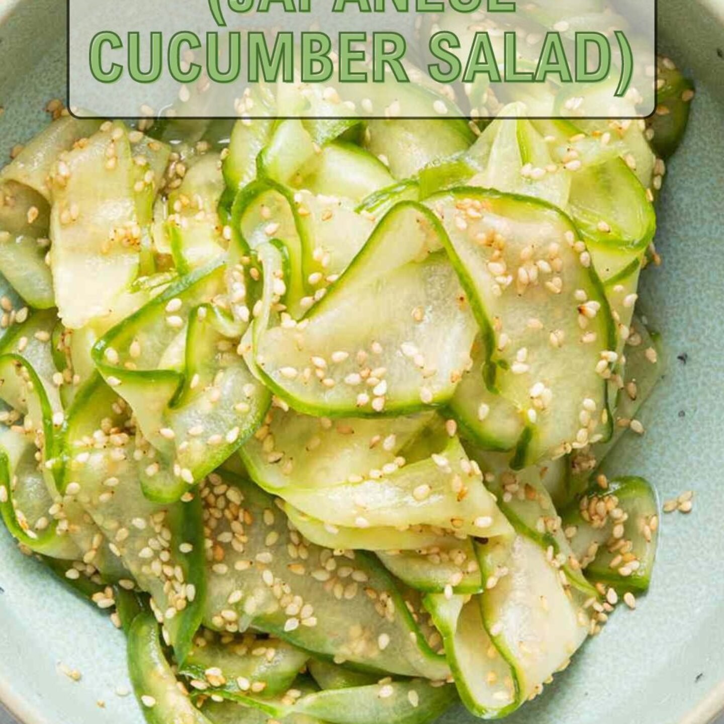Sunomono (Japanese Cucumber Salad)