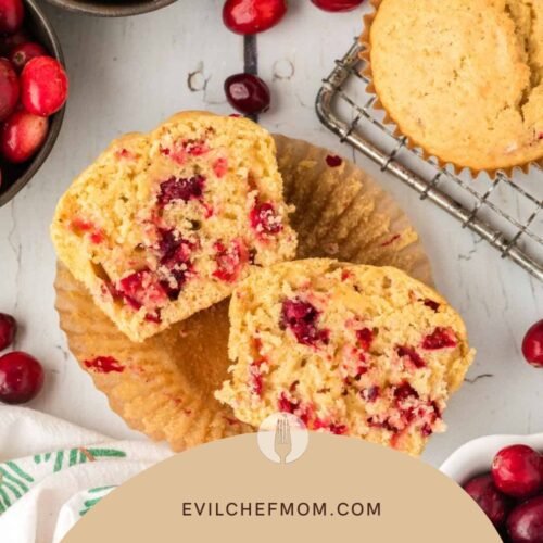 Lemon-Cranberry Muffins Recipe