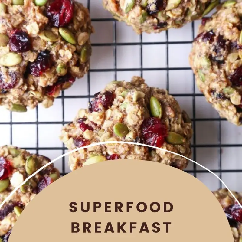 Superfood Breakfast Cookies Recipe