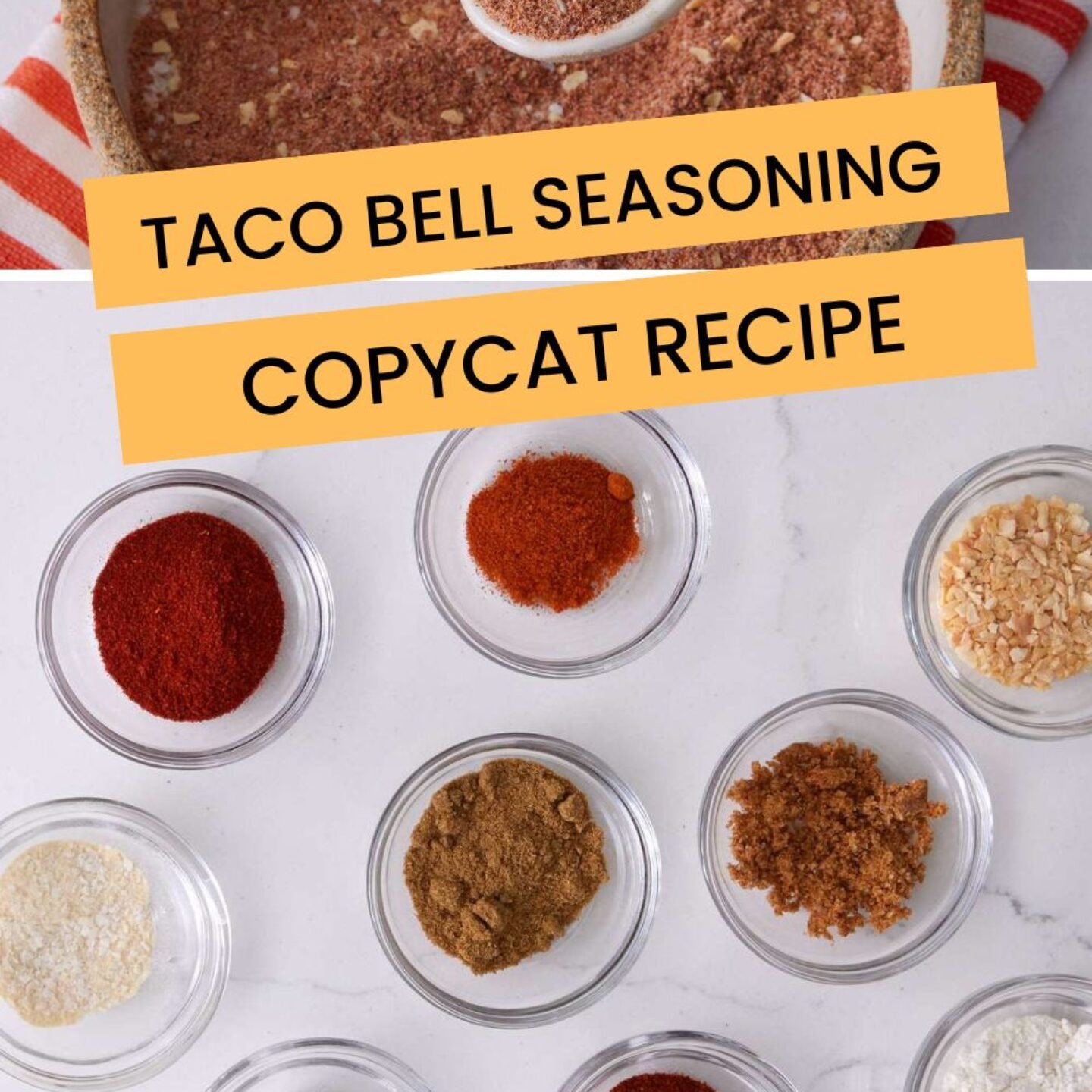 Taco Bell Seasoning Copycat Recipe