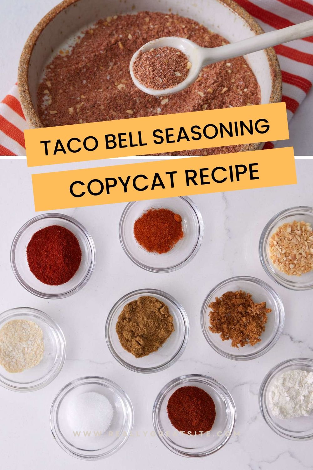 Taco Bell Seasoning Copycat Recipe