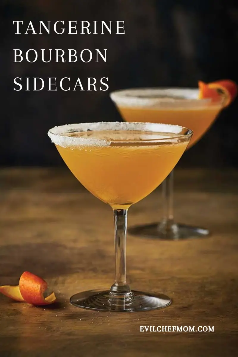 Tangerine Bourbon Sidecars