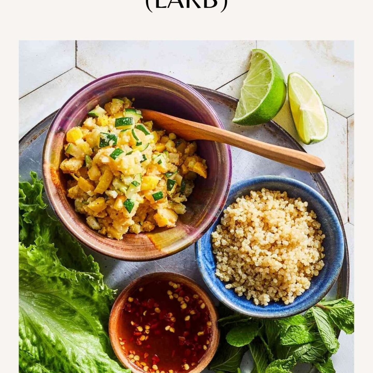 Thai Zucchini Salad (Larb)