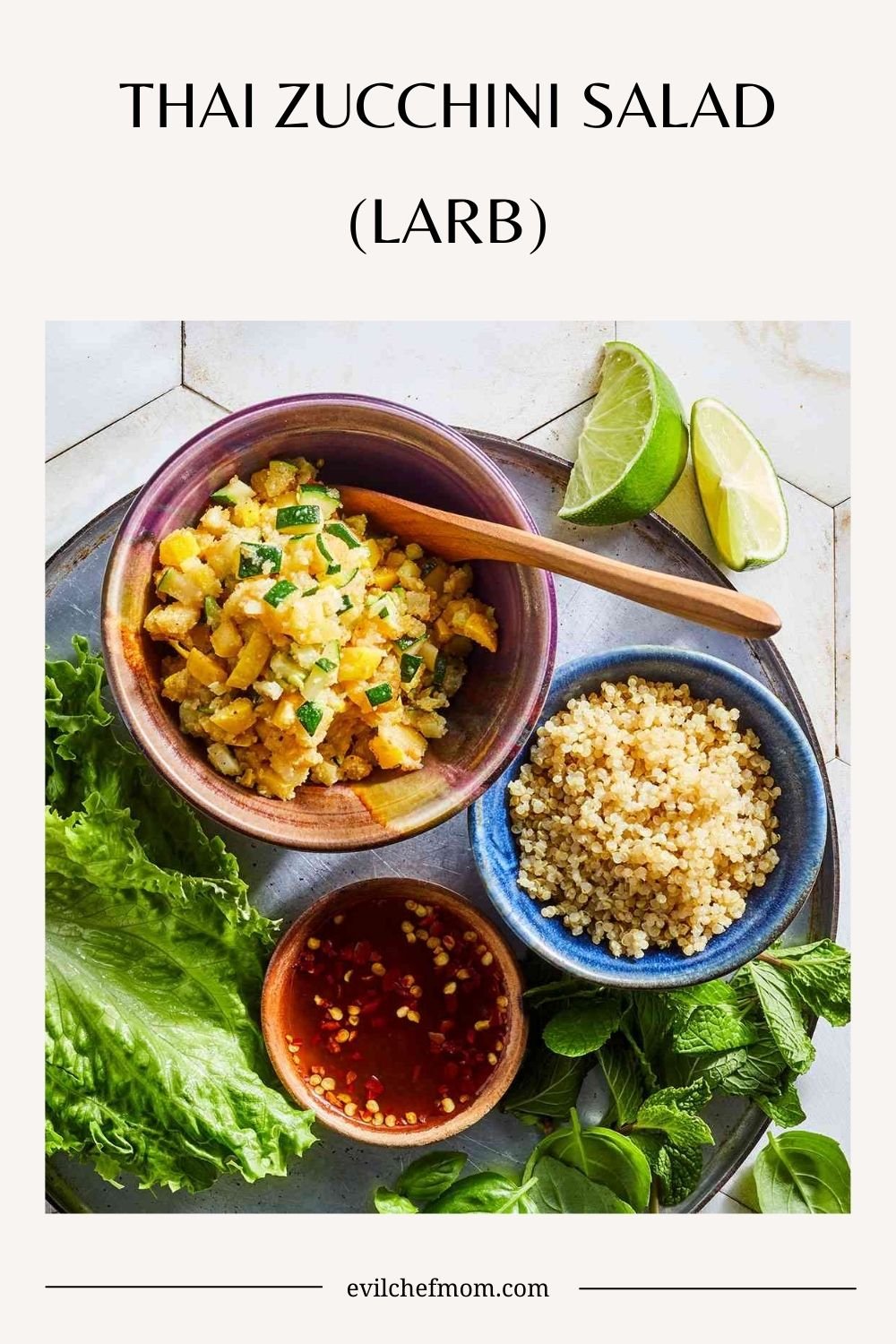 Thai Zucchini Salad (Larb)