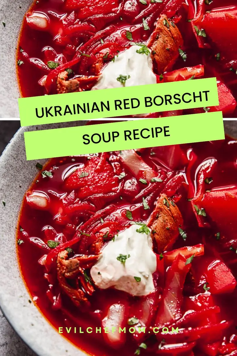 Ukrainian Red Borscht Soup Recipe