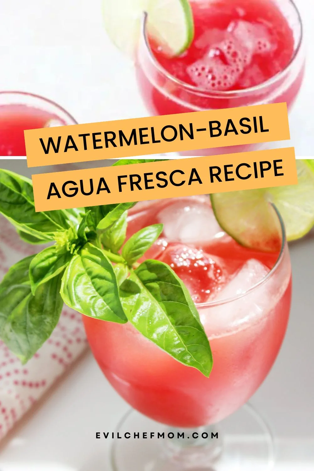 Watermelon-Basil Agua Fresca Recipe