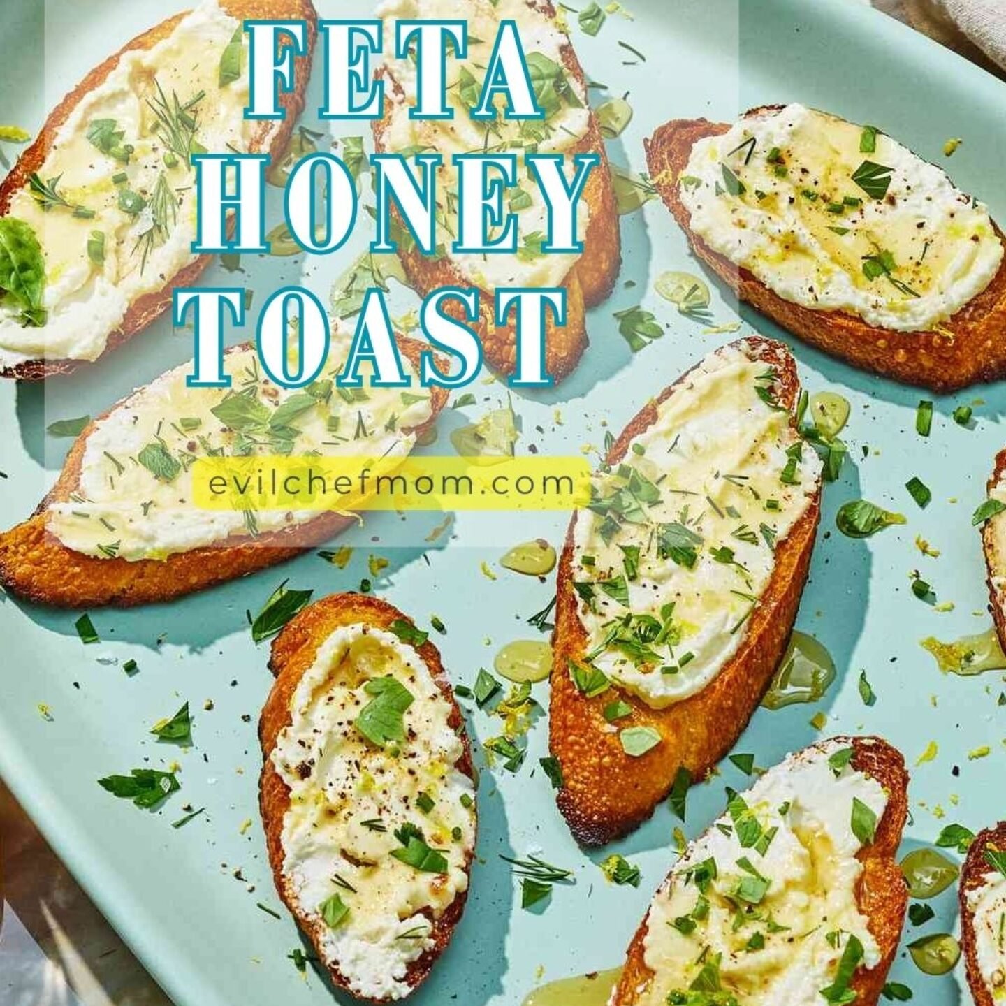 Whipped Feta Honey Toast Recipe