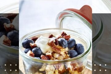 Creamy Blueberry-Pecan Overnight Oatmeal