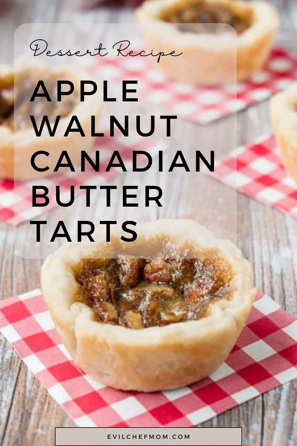 Apple Walnut Canadian Butter Tarts