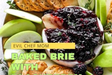 Baked Brie with Blackberry Jam