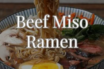 Beef Miso Ramen