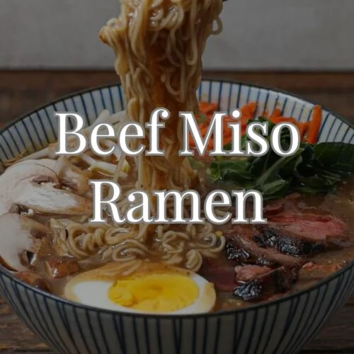 Beef Miso Ramen
