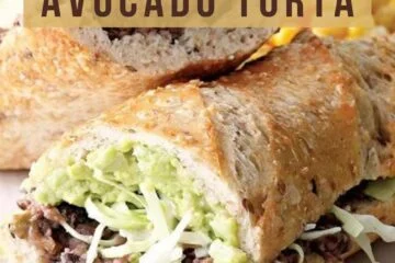 Black Bean-Avocado Torta