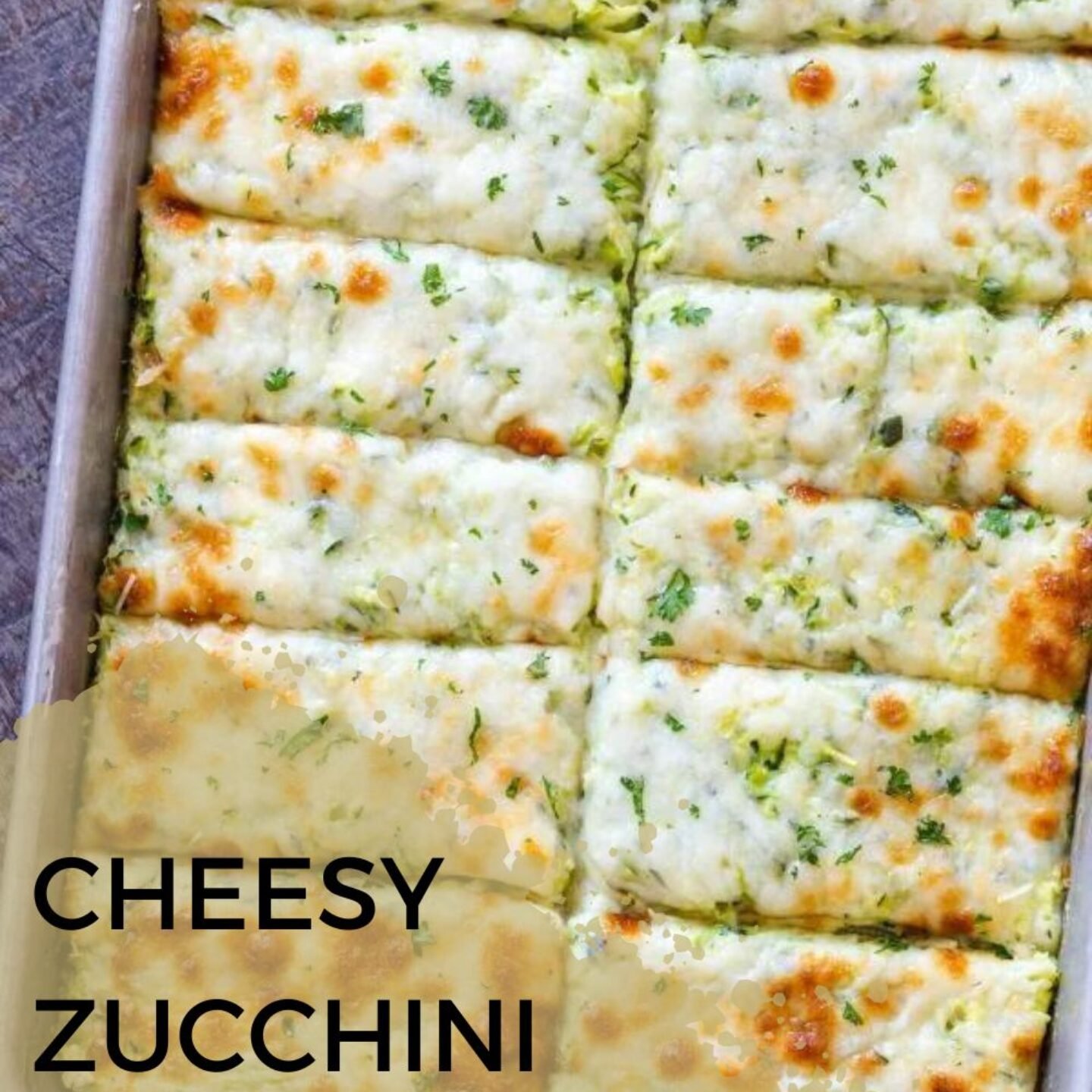 Cheesy Zucchini Breadsticks