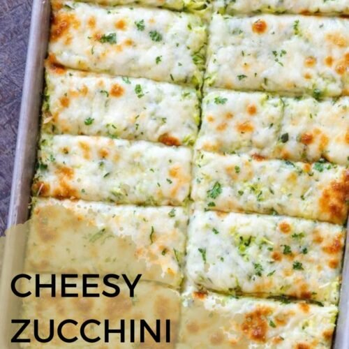 Cheesy Zucchini Breadsticks