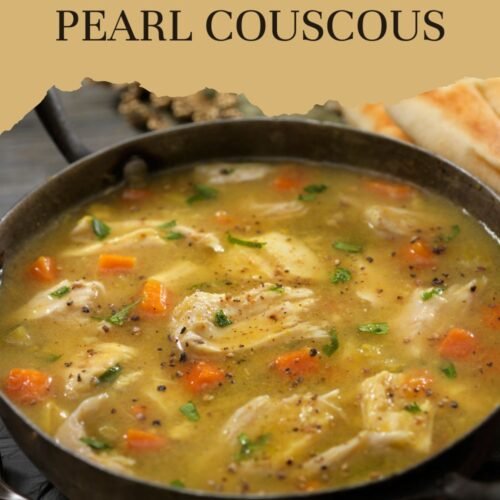 Chicken Soup with Pearl Couscous