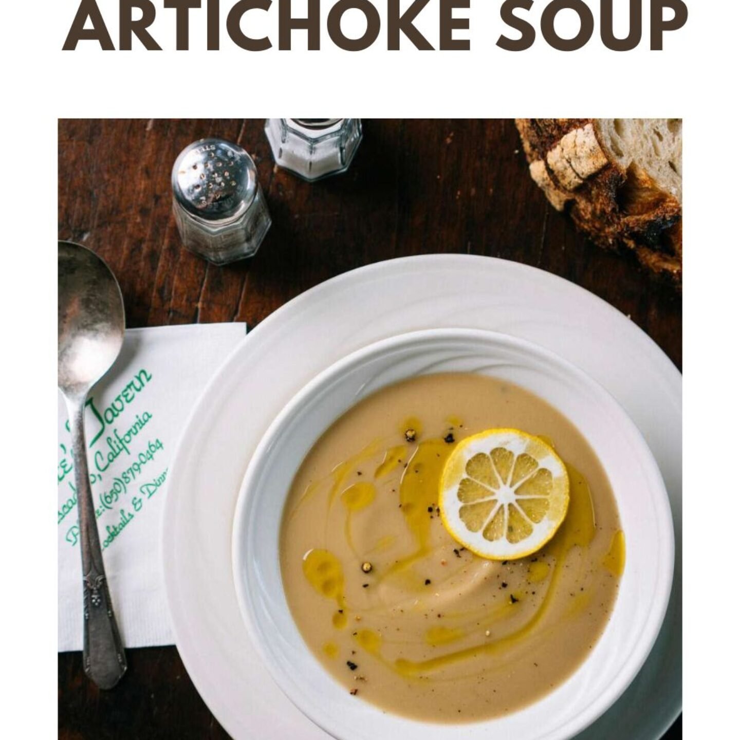 Cream of Artichoke Soup
