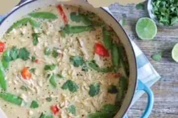 Creamy Green Curry Chicken Ramen