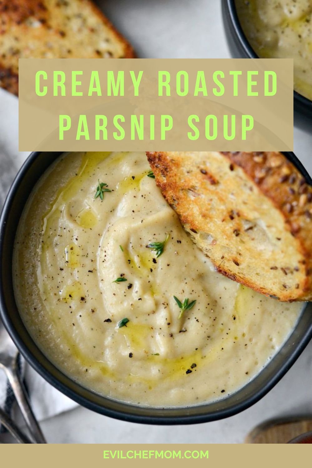 Creamy Roasted Parsnip Soup