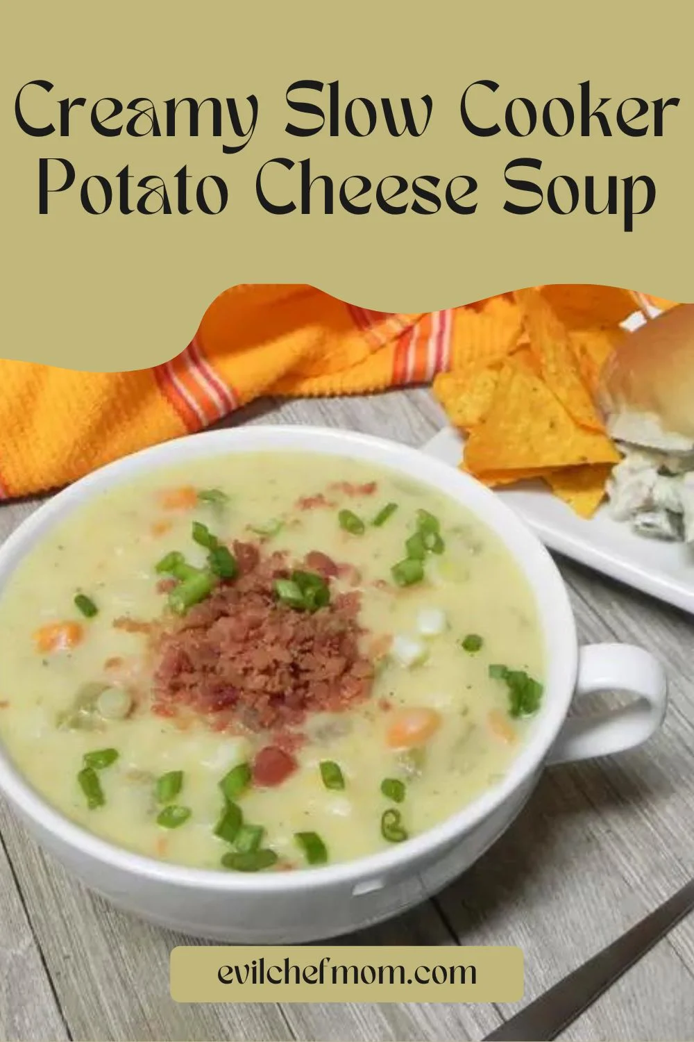 Creamy Slow Cooker Potato Cheese Soup