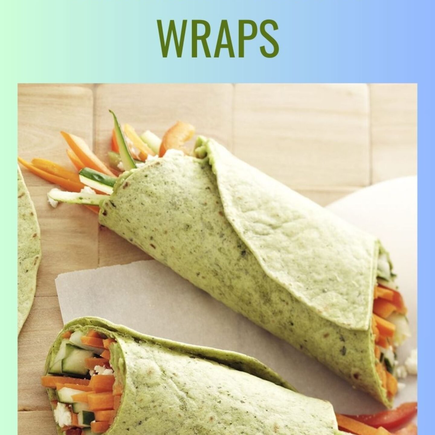 Crunchy Veggie Wraps
