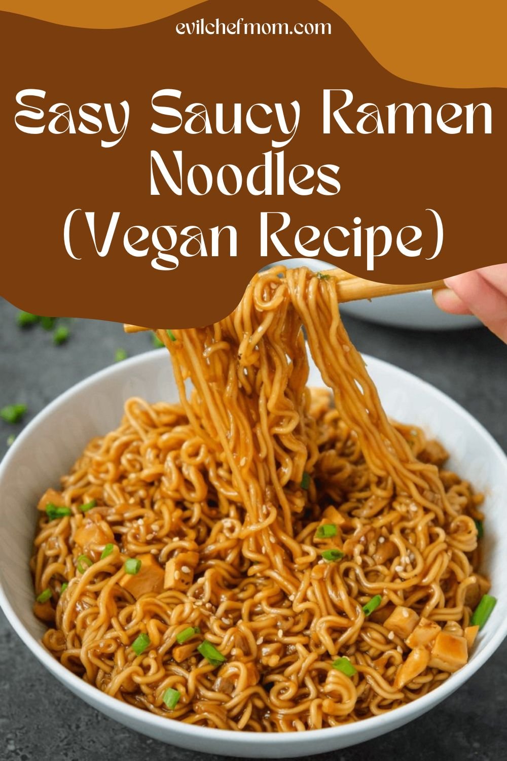 Easy Saucy Ramen Noodles (Vegan Recipe)