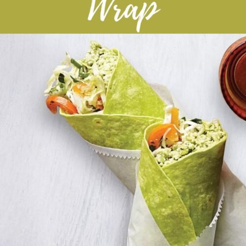 Edamame Hummus Wrap