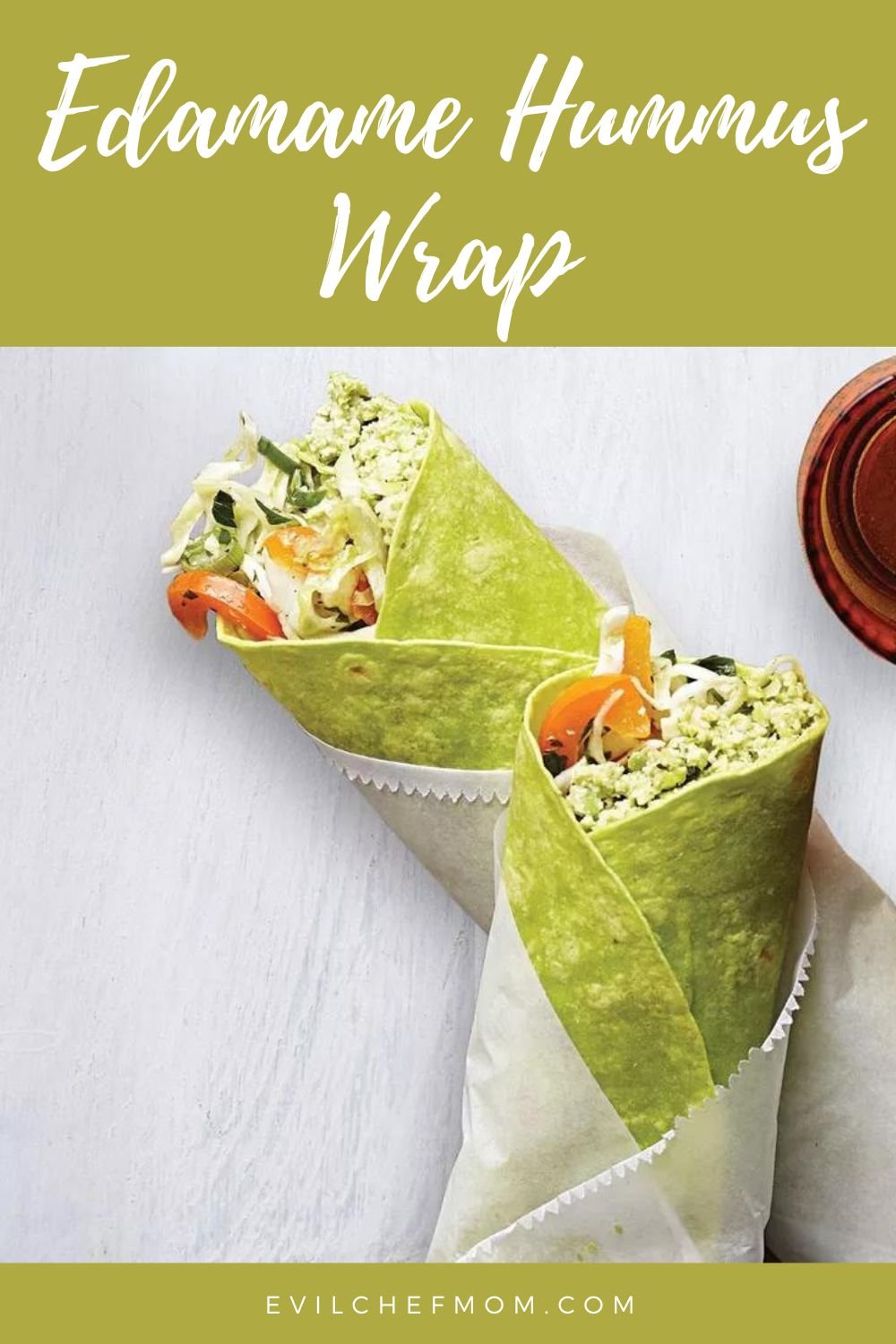 Edamame Hummus Wrap