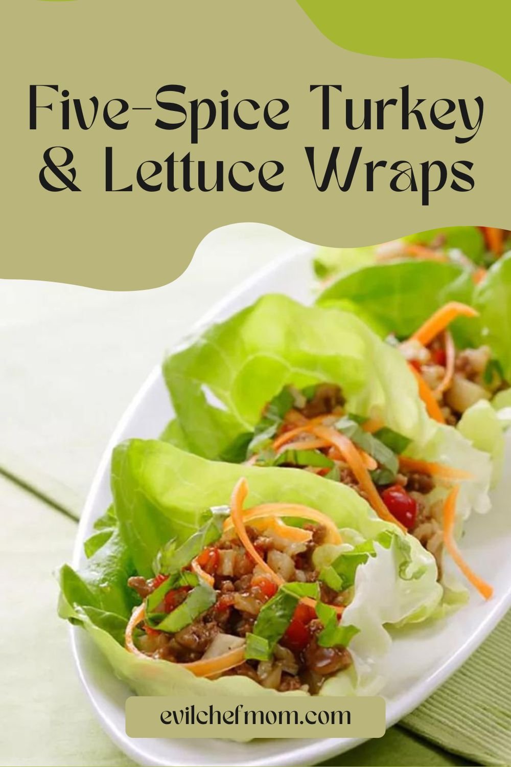 Five-Spice Turkey & Lettuce Wraps