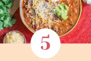 5 Ingredient Cheesy Taco Soup