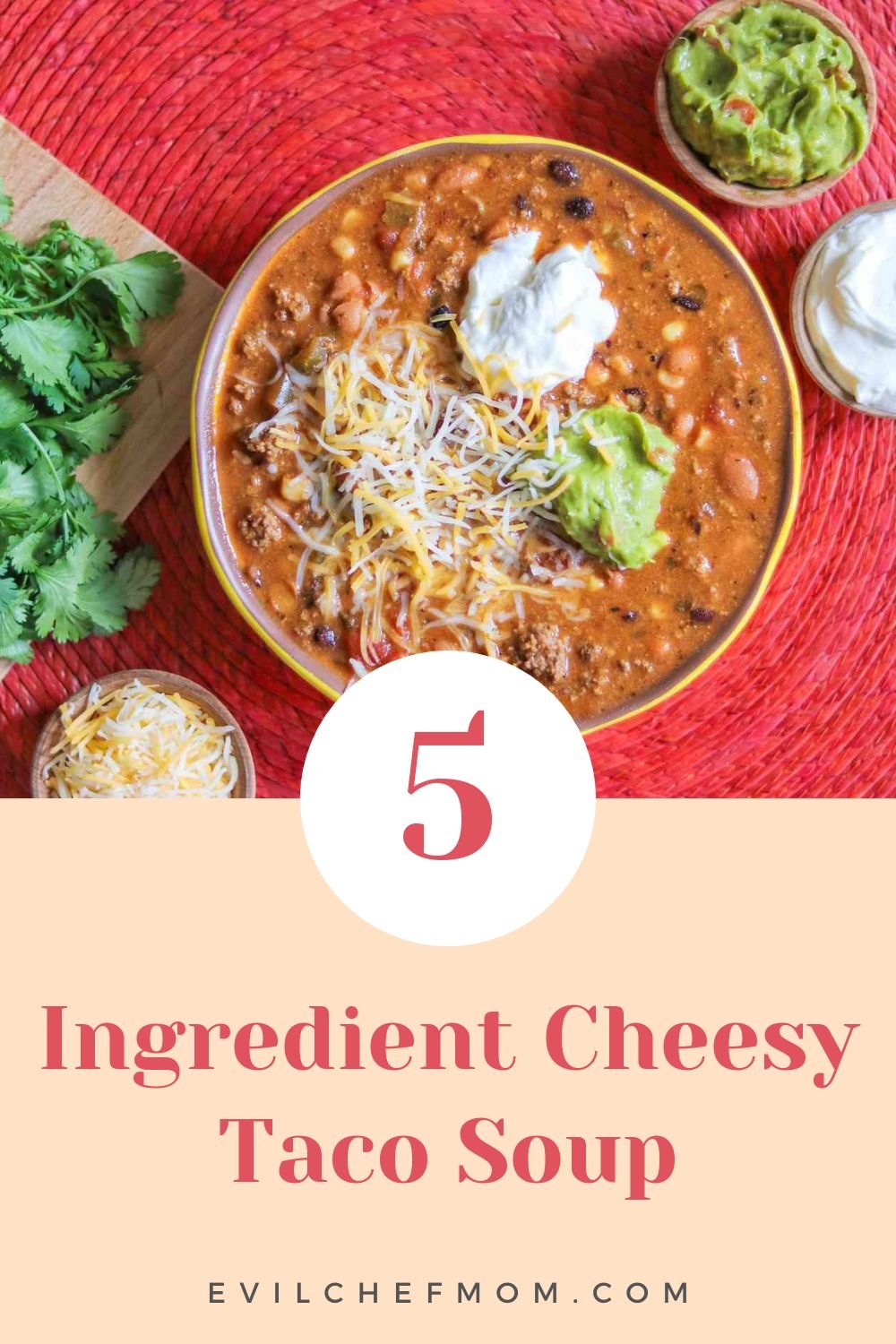Ingredient Cheesy Taco Soup