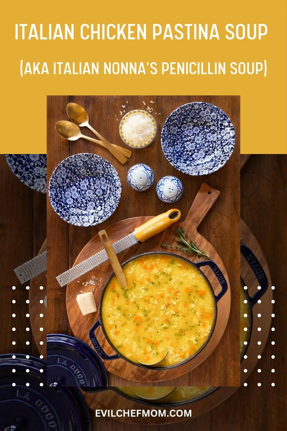 Italian Chicken Pastina Soup (aka Italian Nonna's Penicillin Soup)