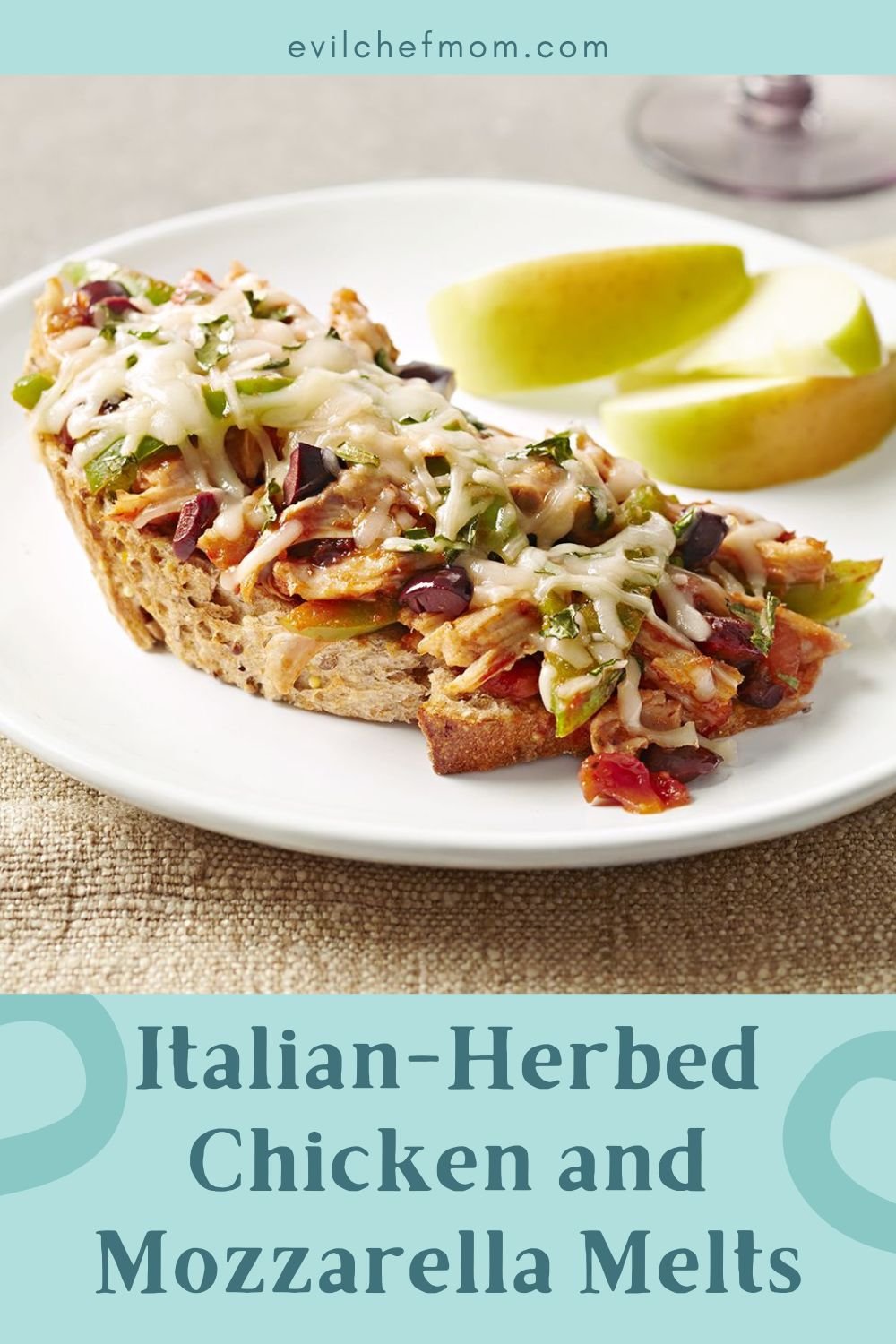 Italian-Herbed Chicken and Mozzarella Melts