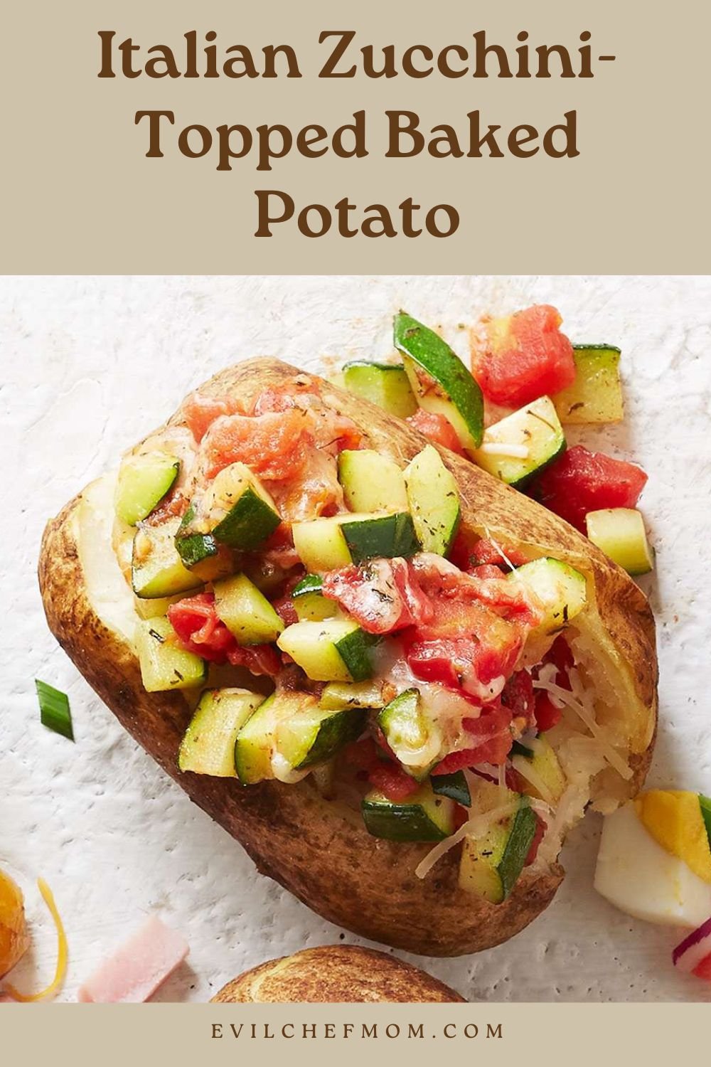 Italian Zucchini-Topped Baked Potato