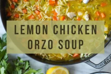 Lemon Chicken Orzo Soup