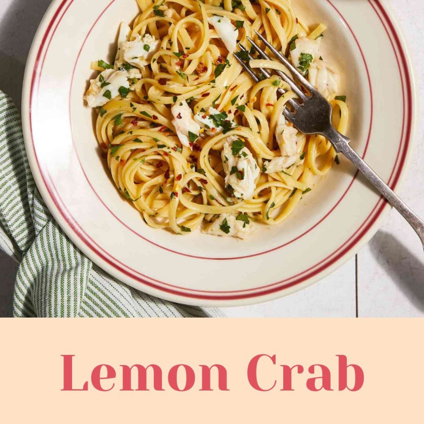 Lemon Crab Pasta