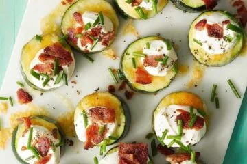 Loaded Zucchini Bites