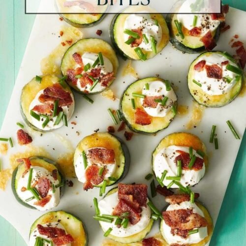 Loaded Zucchini Bites