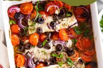 Mediterranean Baked Cod